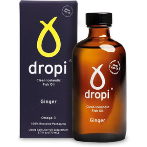 Dropi Clean Icelandic Fish Oil - 170Ml (Ginger)
