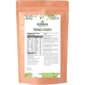 Moringa Mantra Moringa Leaf Powder 200 Grams, Naturally Grown Powdered Moringa Leaves, Tested for Heavy Metals