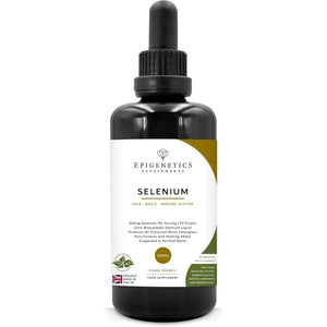 Selenium Supplements 100Ml Liquid | Sodium Selenate | over 100% Recommended Intake per Serving | 4 Months Supply | No Artificial Sweeteners, Sugar Free | Vegan & Made in UK