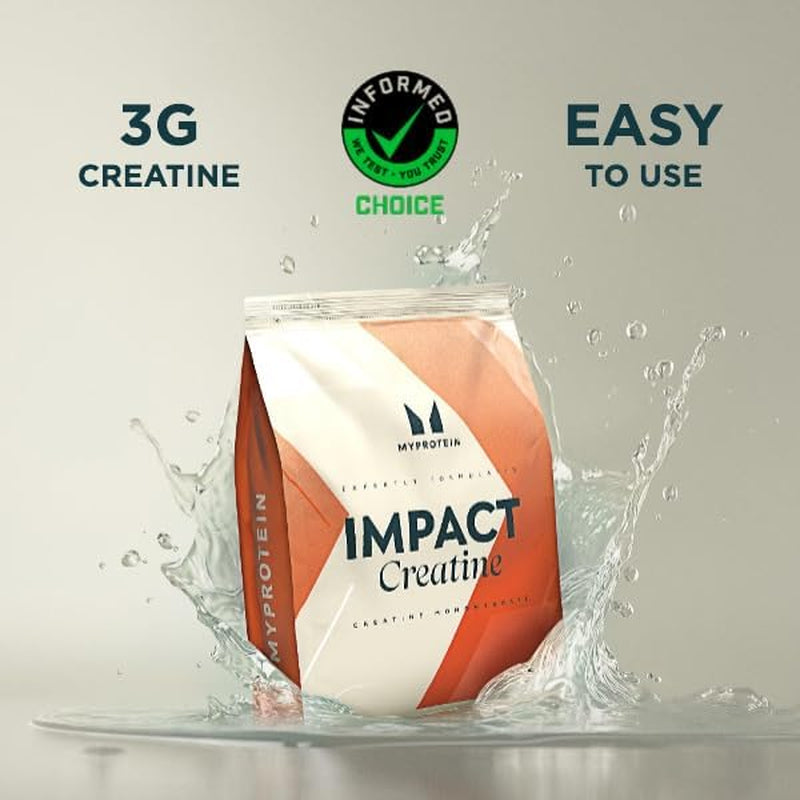Myprotein Impact Creatine Monohydrate Powder | 250 G | Micronised Creatine for Strength, Power & Muscle Growth | 3 G per Serving | Supports High-Intensity Training & Recovery | Unflavoured