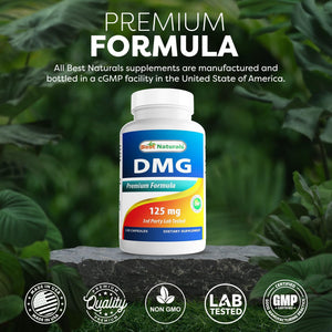 Best Naturals DMG 125 Mg 120 Capsules (120 Count (Pack of 1))
