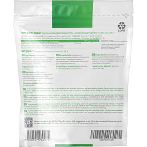 Huperzine a 225Mcg, 90 Caps – Memory & Cognitive Support – Pure Ingredients, GMO & Gluten Free – GMP Certified Nootropic Supplement by Raw Powders