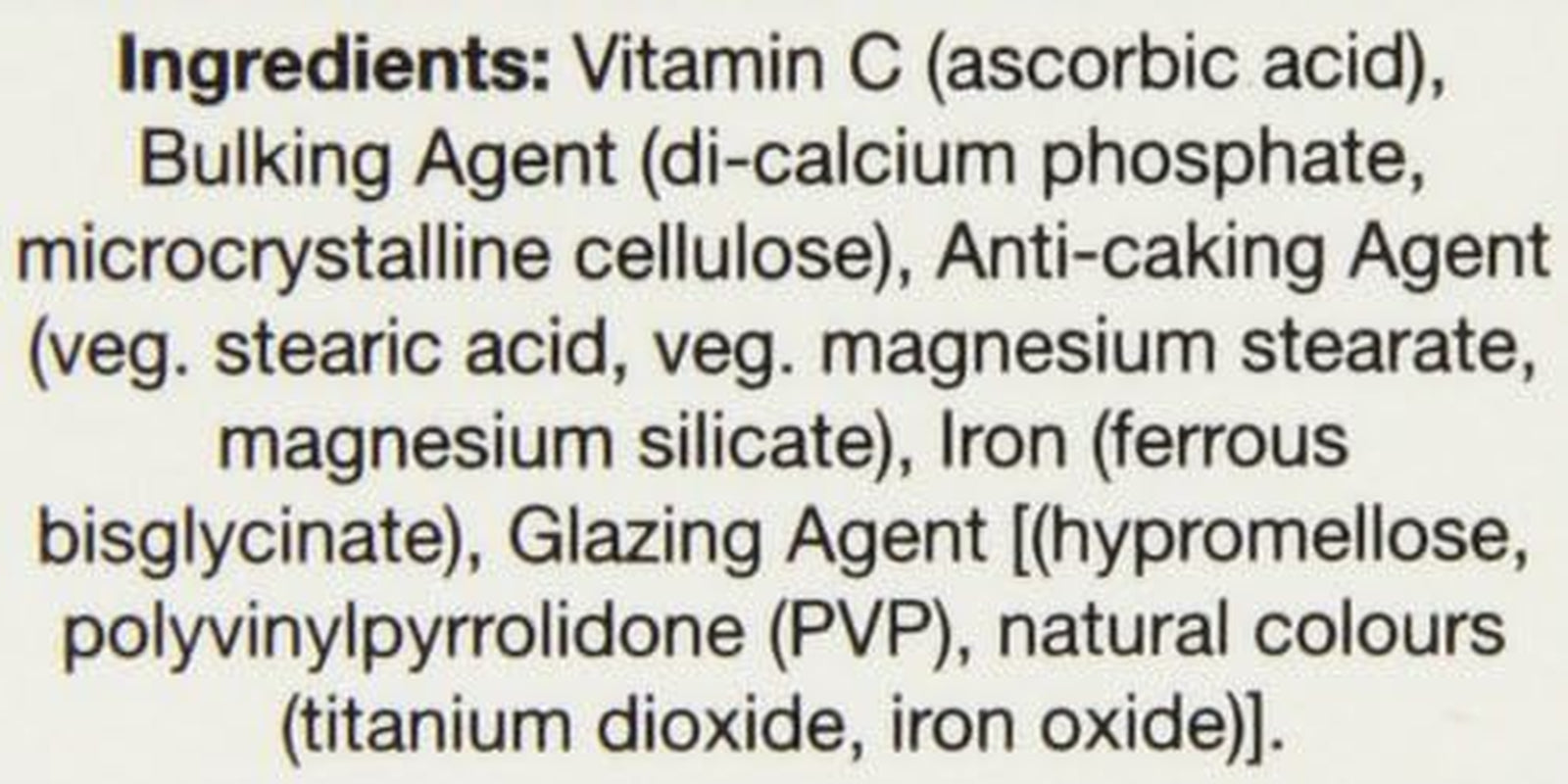 Healthaid Iron Bisglycinate - 30 Vegetarian Tablets