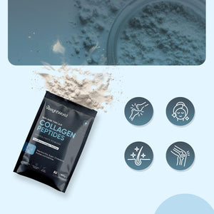 Pure Hydrolysate Bovine Collagen Peptides Powder | 500G | Type I & III Collagen Supplements for Women & Men | Rich in 8 Essential Amino Acids | 50 Servings | Halal Certified | Scoop Included