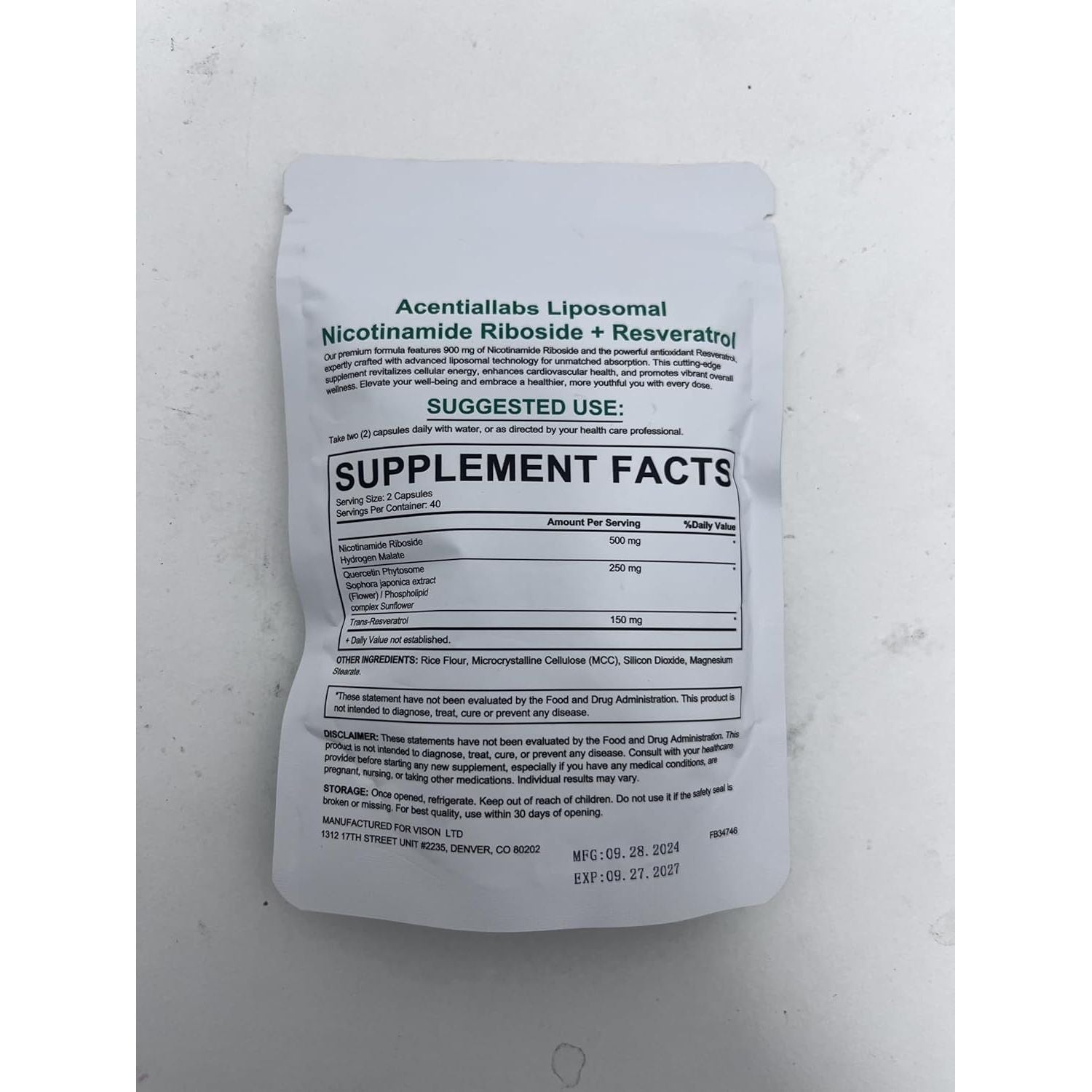 NAD+ Supplement Support anti Aging and Improve Immunity 900Mg NAD+ Resveratrol Supplement, NAD Supplements for Cellular Repair, Healthy Aging, NAD Softgels 80 Capsules
