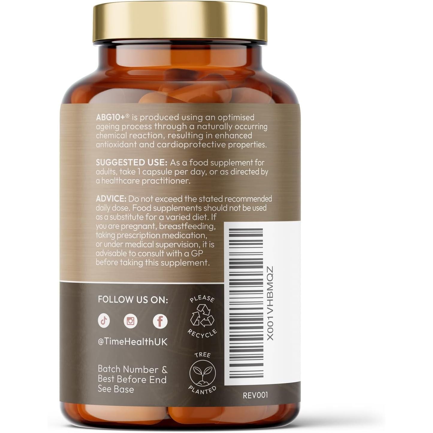 Aged Black Garlic Extract (Fermented) - 320Mg - Clinically Proven ABG10+ - Patented Formula - Standardised S-Alyll-Cysteine (SAC) - Vegan - UK Made (120 Count (Pack of 1))