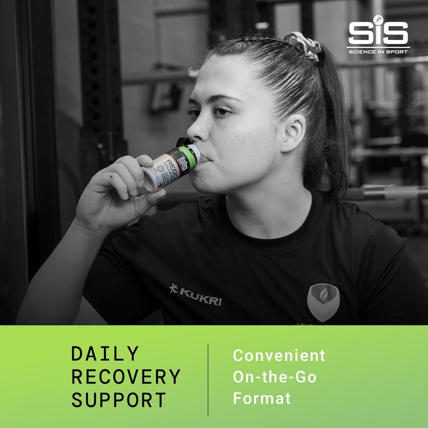 Science in Sport REGO Collagen Shot – Apple Flavour | 20G Bovine Collagen | Supports Bones, Joints & Muscle Recovery | 12 X 60Ml Shots