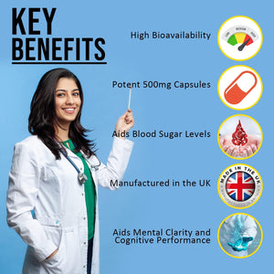 Nuke Nutrition Berberine Supplement 500Mg | 60 Capsules