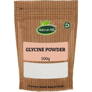 Glycine Powder 500G – Pure Amino Acid Supplement for Sleep, Muscle Recovery, and Anti-Aging – 100% Vegan, Non-Gmo by Hatton Hill