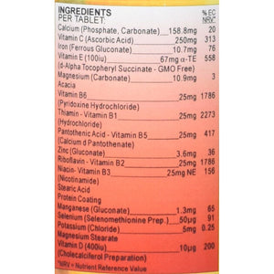 Health plus Multi Vits 'N' Mins without Vitamin a One-A-Day Multivitamin Supplement - 30 Tablets