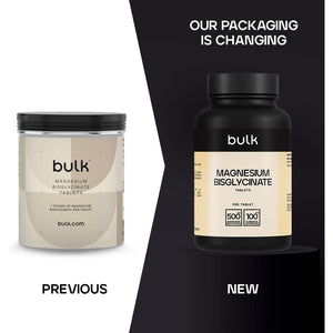 Bulk Magnesium Glycinate Bisglycinate Tablets, 1000Mg, 60 Tablets, High Absorption, Supports Muscle Function, Sleep, Bone Health and Energy, Vegan, Non-Gmo, Gentle on Stomach, Packaging May Vary