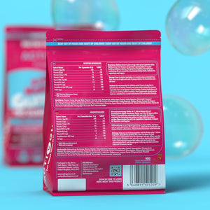 Kids Multi Vitamins 180 Vegan Gummies | Strawberry Flavour | Pouch with 9 Essential Vitamins A, D, E, C, B3, B6, B12, B5 & Iodine | Resealable & Recyclable | Suitable for Kids Age 5+ by Activgums®