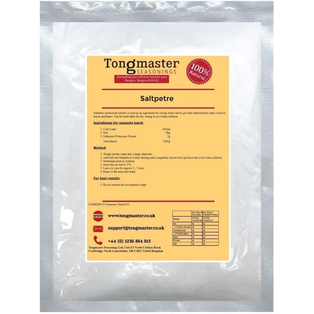 Tongmaster High Purity Saltpetre Potassium Nitrate 1 Kg
