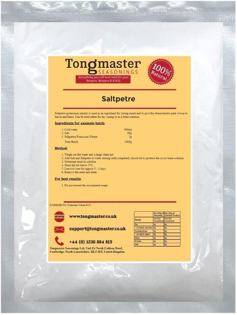 Tongmaster High Purity Saltpetre Potassium Nitrate 1 Kg