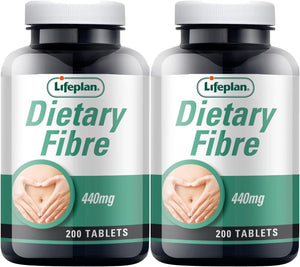 Lifeplan Dietary Fibre 440Mg 2 X 200 Tablets