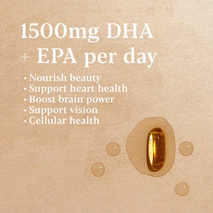 Higher Nature - Omega 3 2000Mg with 1000Mg EPA & 500Mg DHA per Serving - Super Potency Omega 3 True Food® Formula Fish Oil Supplement - Supports Eye, Brain & Heart Health - 60 Capsules