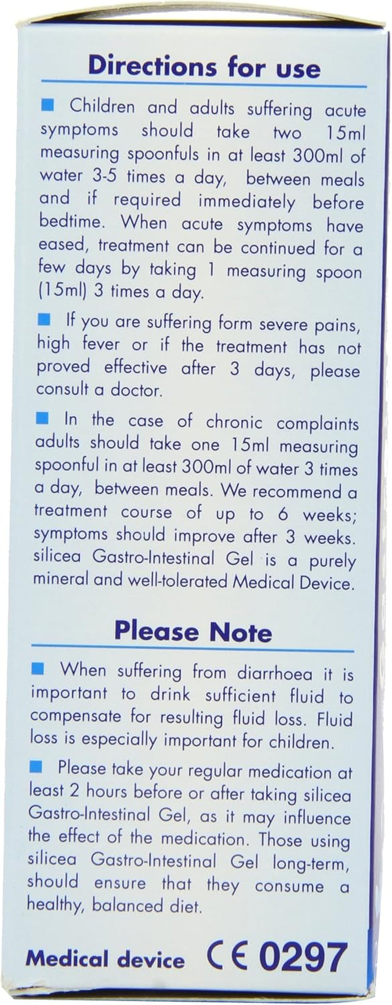 Hubner Silicea 68503 Gastrointestinal Gel, 200Ml