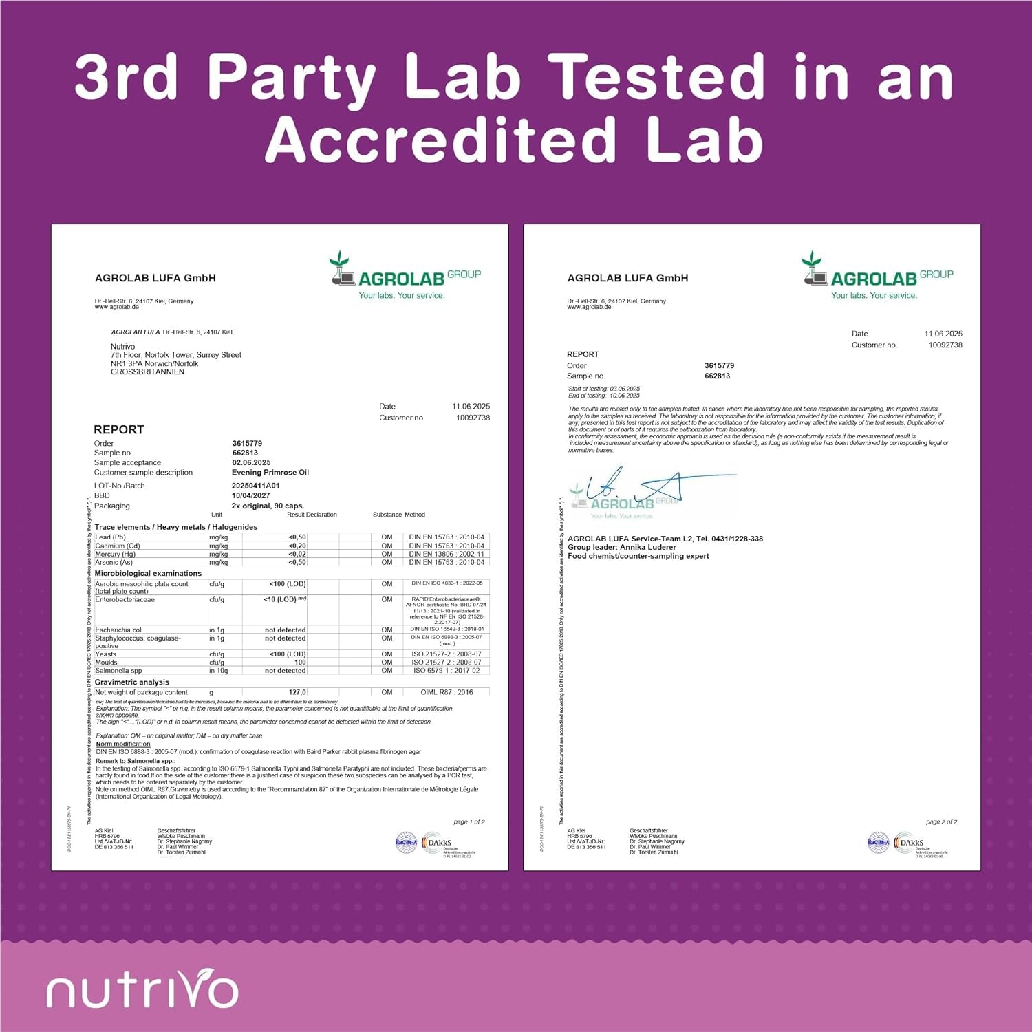 Evening Primrose Oil 1000Mg (2000Mg per 2 Capsule Serving) | 90 Capsules per Pouch - 45 Days Supply | High Strength & High GLA (Omega 6) Content | Cold Pressed