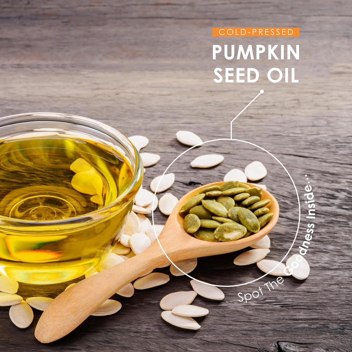 Pumpkin Seed Oil 3000Mg – 50% Linoleic Acid – 90 Softgels – 100% Cold Pressed – No Additives – Resealable and Recyclable Pouch by Alpha01