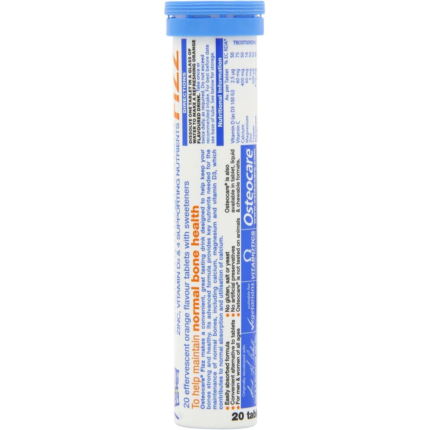 Vitabiotics Osteocare Fizz - 20 Count (Pack of 1) Effervescent Tablets