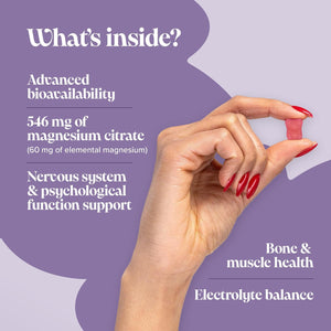 Kids Magnesium Gummies – 1 Month Supply – 546 Mg Magnesium Citrate Providing 60 Mg Elemental - Easy to Chew & Tastes Great - Alternative to Magnesium Glycinate – 30 Gummies - Novomins