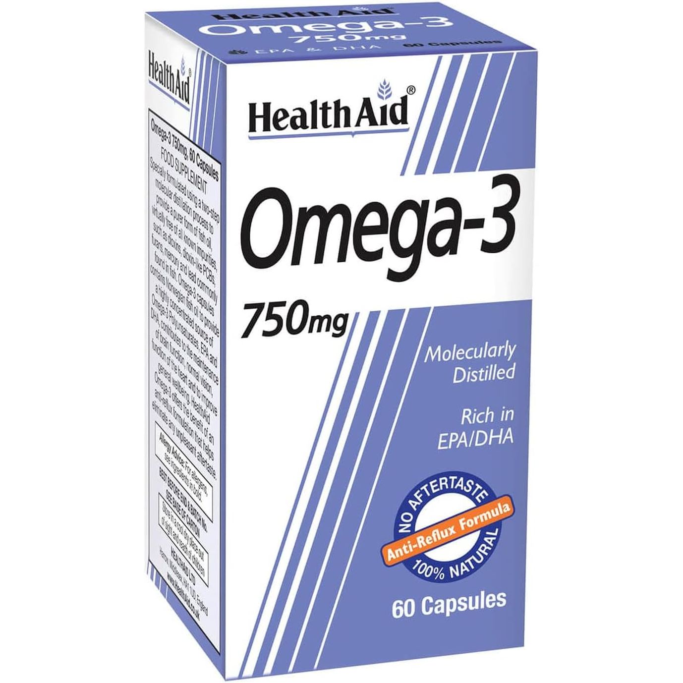 Healthaid Omega 3 750 Mg - 60 Capsules, (Pack of 1)