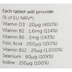 Veg1 Blackcurrant Multivitamins and Minerals Tablets - Pack of 180 Tablets