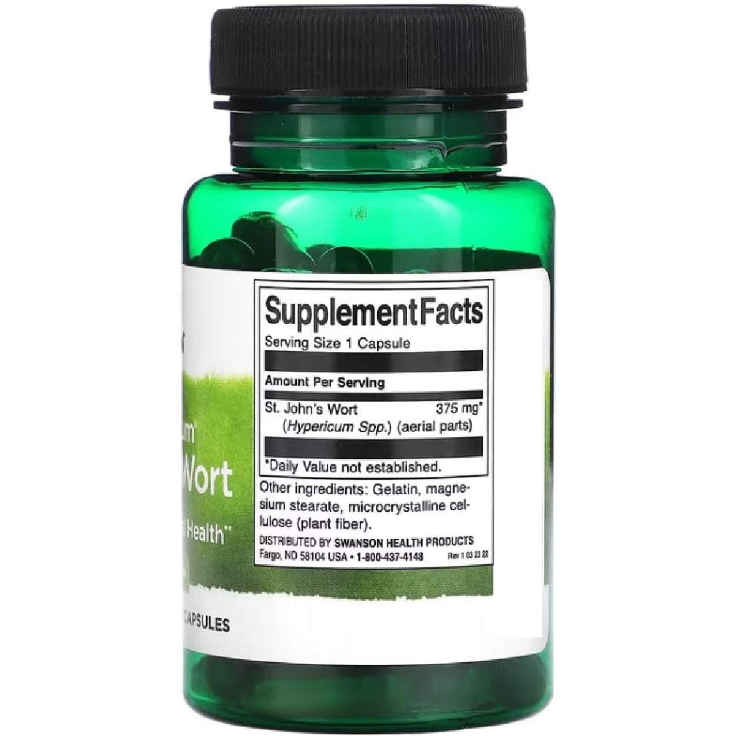 Swanson - St. John'S Wort | Herbal Support for Emotional Balance - 60 Capsules