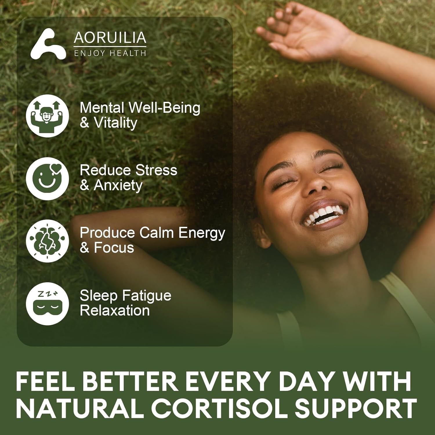 Cortisol Detox, Cortisol Reducing Supplement with 4000Mg High Strength Ashwagandha (From a 200Mg 20 :1 Extract) for Lower Stress & Anxiety, Balance Adrenal Hormones, Reduce Fatigue, 120 Capsules