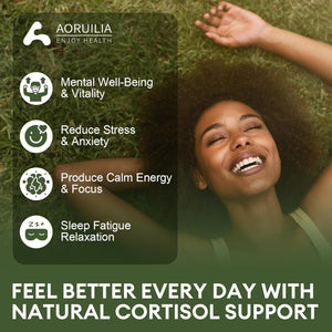 Cortisol Detox, Cortisol Reducing Supplement with 4000Mg High Strength Ashwagandha (From a 200Mg 20 :1 Extract) for Lower Stress & Anxiety, Balance Adrenal Hormones, Reduce Fatigue, 120 Capsules