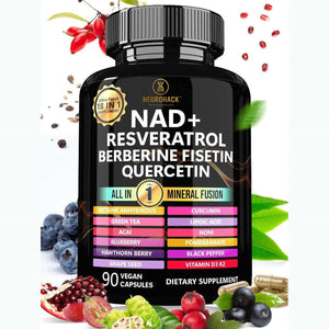 NAD+ 18-In-1 Mineral Fusion, Dietary Supplement (Lab Tested)
