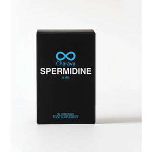 Charava Spermidine Supplement - 5Mg per Serving – 99% Concentration – 30 Vegan Capsules, Gluten-Free – Supports Cellular Health & Healthy Ageing – Plant-Based Spermidine Supplement UK