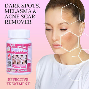 Supreme Gluta White 1500000Mg for Skin Lightening, Skin Moisturizer, Collagen Stimulator Healthy Blood Circulation | L-Glutathione 30 Softgels (Pack of 3)