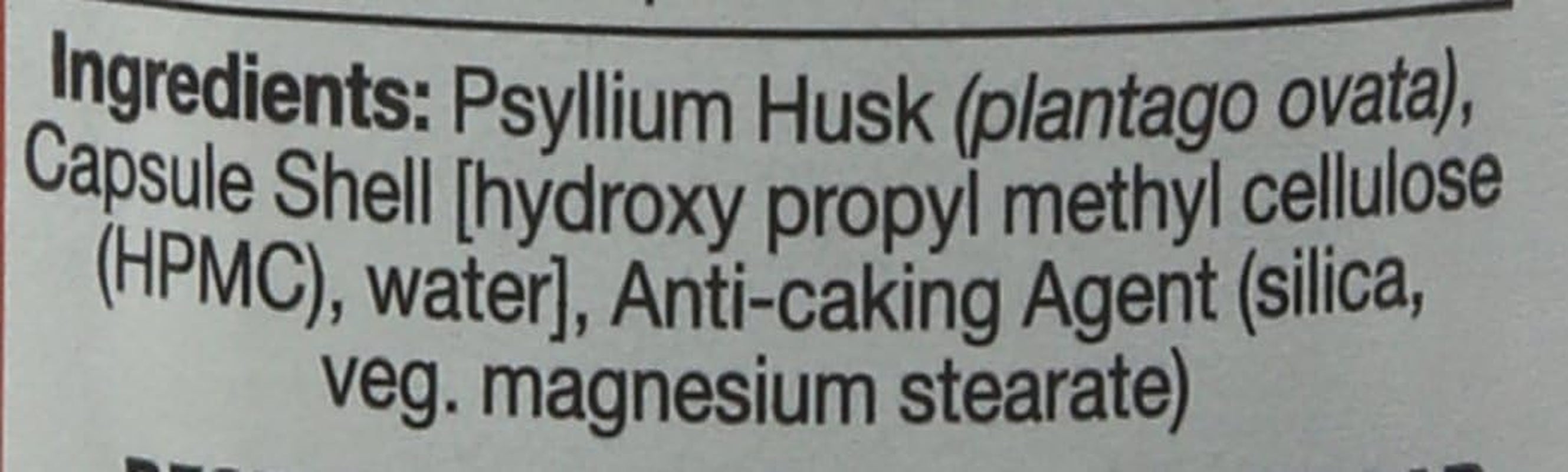 Healthaid Psyllium Husk, Fibre, 1000Mg 60 Vegan Capsules