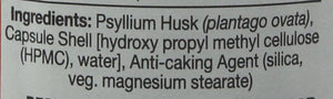 Healthaid Psyllium Husk, Fibre, 1000Mg 60 Vegan Capsules
