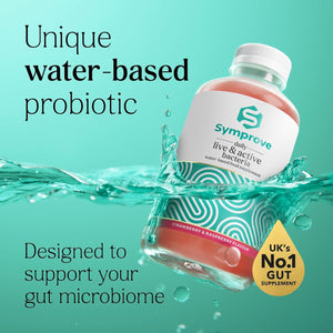 Symprove Daily Probiotic Drink - Strawberry & Raspberry, 10 Billion Cfus, 4 Clinically Studied Strains, Gut & Immune Support, Water-Based, Vegan, Dairy & Gluten Free (Pack of 12 X 500Ml)