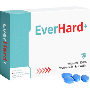 Everhard - Men'S Vitality Supplement - Fast-Acting, 10 Tablets - Supports Stamina, Energy & Normal Testosterone Levels - Reduces Fatigue - Made in the UK