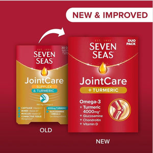 Seven Seas Jointcare Supplex & Turmeric 30 Duo Caps by Seven Seas (Packs of 3)