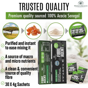 Fibre Supplement 30 Sachets. Natural Gut Health Award Winner. Soluble High Fiber Drink. Unflavoured. Regularity & Gentle Constipation Relief. Zero Sugar, No Aspartame. Psyllium Husk Inulin Alternative