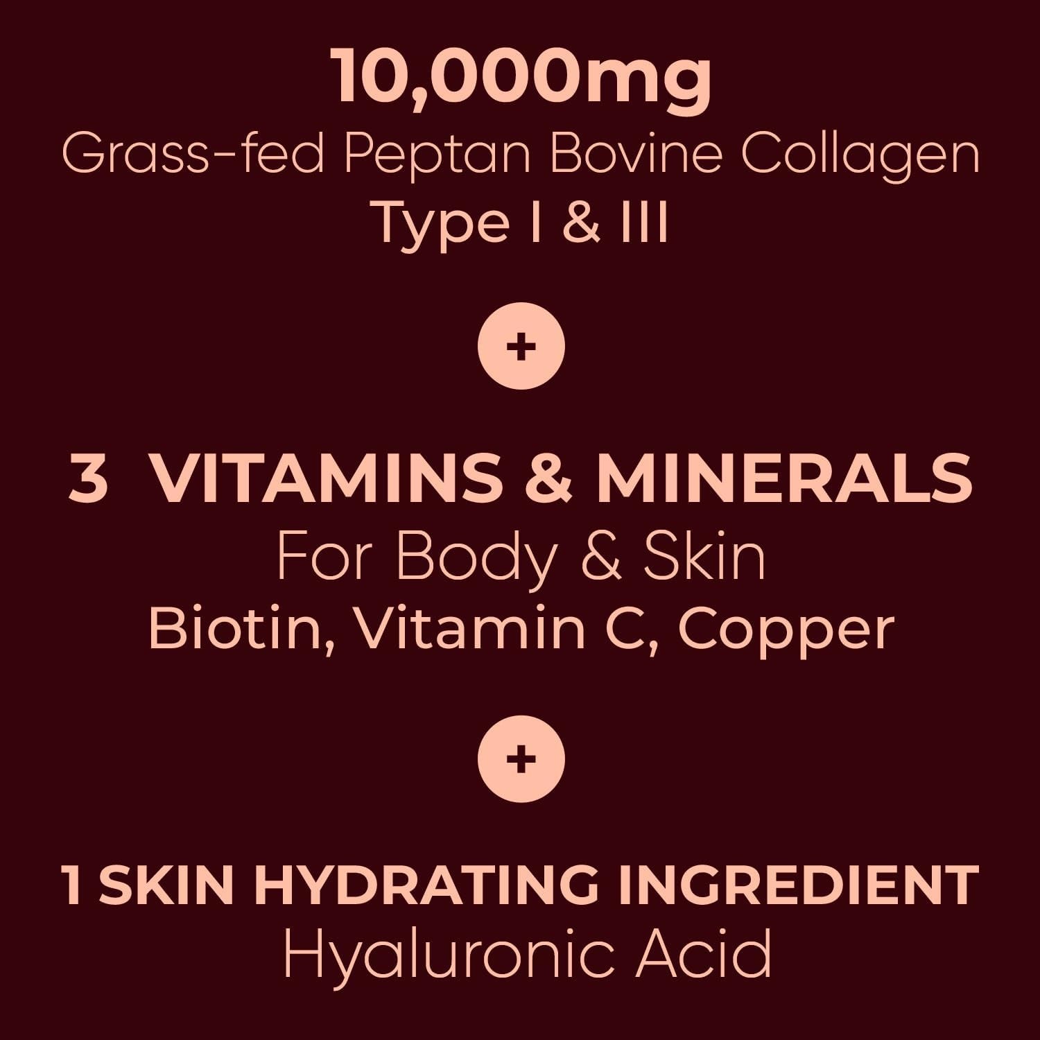 Inspiriko Bovine Collagen Powder for Women. Award Winning, 50 Servings, with Hyaluronic Acid, Biotin & Vitamin C. UK Made, Grass-Fed, 10,000Mg Unflavoured Hydrolyzed Collagen Peptides Powder 510G