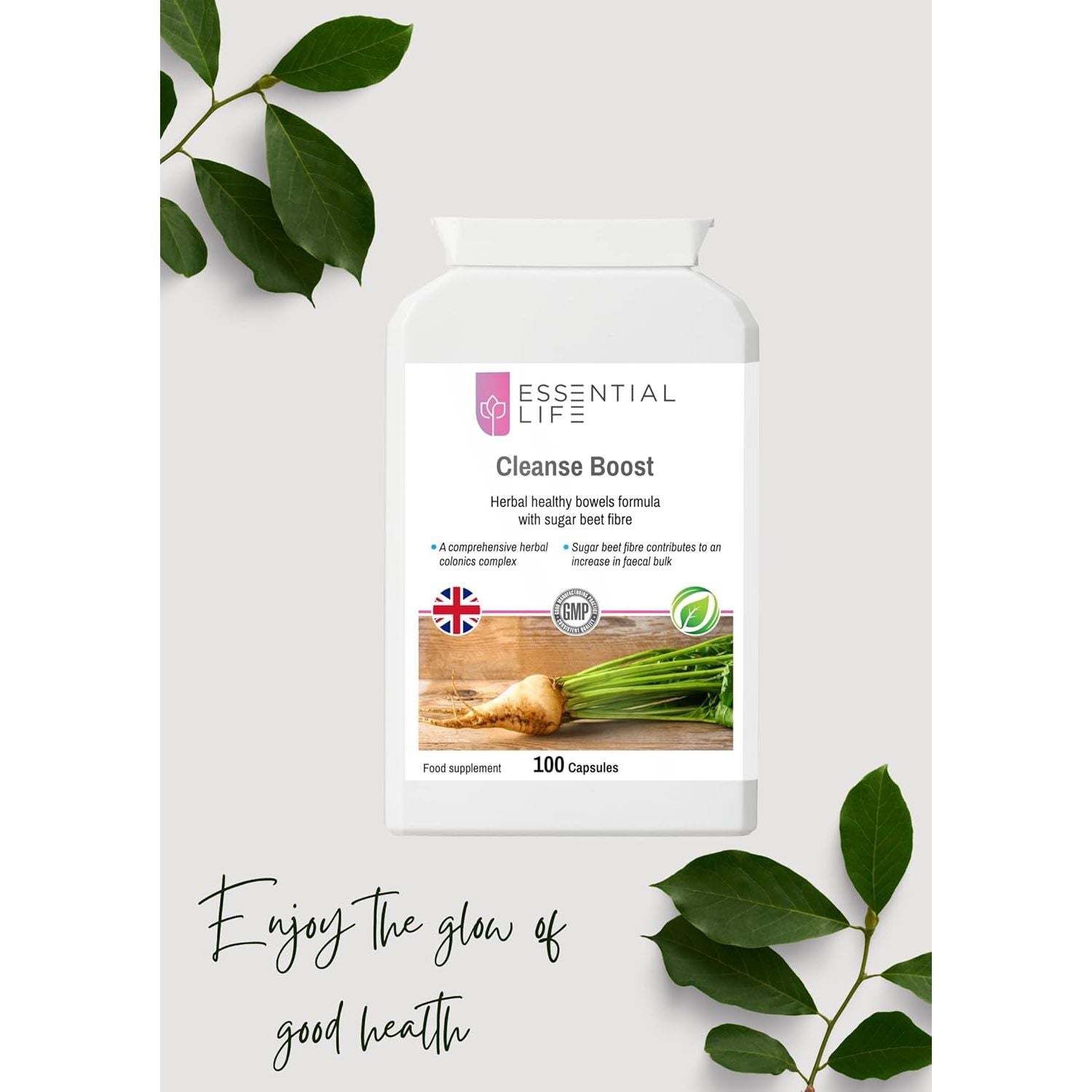 Essential Life Cleanse Boost - Detox & Cleanse Supplements - Colon Cleanse Supplements - Herbal Colonics Complex