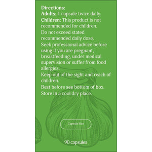 Jan De Vries Hawthorn-Garlic Complex | Rich Source of Natural Vitamin E, an Antioxidant | Contains Vitamin B1 Which Contributes to Normal Heart Function | 90 Capsules