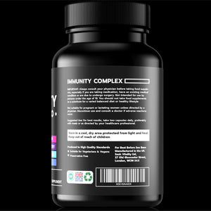 Immune Booster – Immune System Support Supplement with Vitamin D3-120 Capsules - Zinc, Elderberry, Iron, B12, C, Turmeric, Selenium, Garlic, Probiotics & More – Vegan Multivitamin Complex