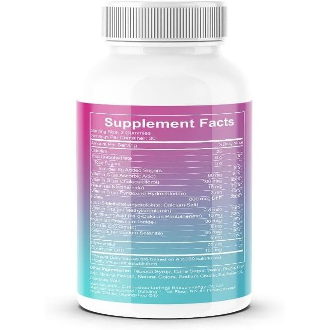 Premium Balance Gummies for Women - Prenatal Vitamins for Her with Inositol, Coq10, Folate and Vitamins to Support Hormone Balance, Ovulation + Menstrual Cycle, 60 Gummies