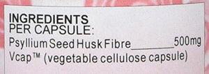 Health plus Psyllium Seed Husk Fibre 500Mg Digestive Health Supplement - 90 Capsules
