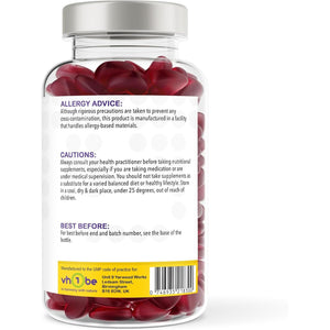 Folic Acid Gummies 400Μg – Prenatal & Pregnancy Support – Berry Flavour Vegan Supplement – 120 Gummies