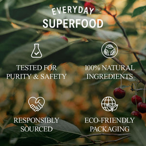 Everyday Superfood Organic Maqui Berry Powder 190G Great with a Frozen Acai & Maca Bowl, Freez Dried Fruit Powder