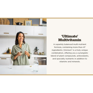 Solgar Omnium Tablets - Food Supplement, Pack of 90 Tablets - 47 Active Ingredients - with N-Acetyl-L-Cysteine, Vitamin a and Flavonoids - Vegan