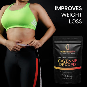 Cayenne Pepper | 30 Day Supply | Pure & Organic | 60 HPMC Vegan Friendly Capsules | Organic Cayenne Pepper | 500MG Capsules | Digestive, Circulatory, Inflammation, Digestion | Made in the UK