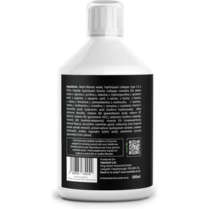 Nutrality Bovine Collagen Sugar Free Liquid | 10,000Mg Type 1 Peptides | Collagen Peptides, Hyaluronic Acid, Biotin | Strawberry Flavour | Healthy Skin, Hair, Nails | 500Ml (1 Bottle)